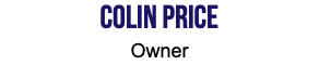 COLIN PRICE Owner